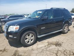 Salvage cars for sale from Copart Woodhaven, MI: 2007 Ford Explorer XLT