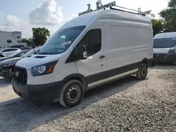 Salvage trucks for sale at Opa Locka, FL auction: 2021 Ford Transit T-250