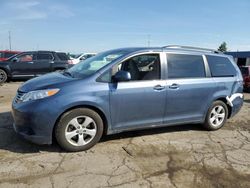 Salvage cars for sale from Copart Woodhaven, MI: 2016 Toyota Sienna LE