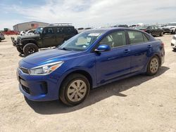 Salvage cars for sale at Amarillo, TX auction: 2019 KIA Rio S