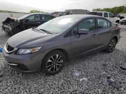 Salvage cars for sale at Wayland, MI auction: 2015 Honda Civic EX