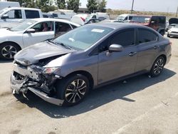Salvage cars for sale from Copart Rancho Cucamonga, CA: 2015 Honda Civic EX