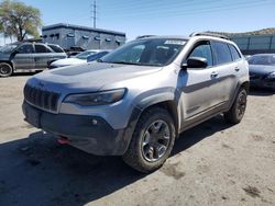 Salvage cars for sale at Albuquerque, NM auction: 2019 Jeep Cherokee Trailhawk