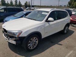 Salvage cars for sale from Copart Rancho Cucamonga, CA: 2017 BMW X3 SDRIVE28I