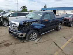 Salvage trucks for sale at Woodhaven, MI auction: 2014 Ford F150 Super Cab