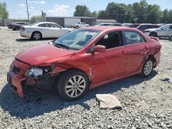 Salvage cars for sale at Mebane, NC auction: 2009 Toyota Corolla Base