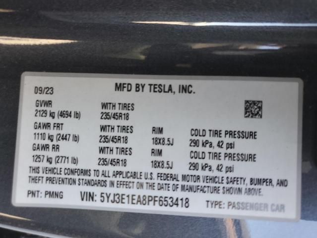 2023 Tesla Model 3