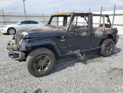 Salvage cars for sale at Lumberton, NC auction: 2016 Jeep Wrangler Unlimited Sahara