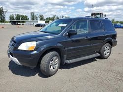 Honda salvage cars for sale: 2005 Honda Pilot EXL