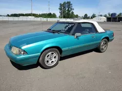 Salvage cars for sale at Portland, OR auction: 1993 Ford Mustang LX