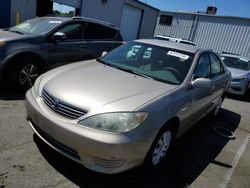 Salvage cars for sale at Vallejo, CA auction: 2005 Toyota Camry LE