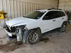 Salvage cars for sale from Copart Abilene, TX: 2016 Jeep Cherokee Sport