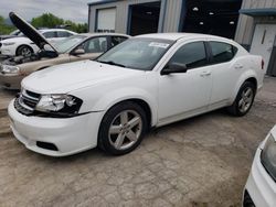 Salvage cars for sale at Chambersburg, PA auction: 2013 Dodge Avenger SE