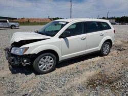 Salvage cars for sale from Copart Tifton, GA: 2014 Dodge Journey SE