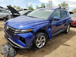 Salvage cars for sale at Elgin, IL auction: 2022 Hyundai Tucson SEL