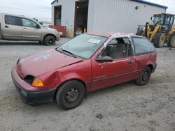 Salvage cars for sale at Airway Heights, WA auction: 1992 GEO Metro Base