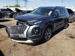 Salvage cars for sale at Elgin, IL auction: 2021 Hyundai Palisade SEL