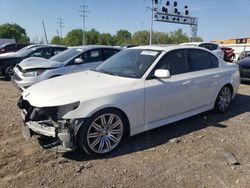 Salvage cars for sale from Copart Columbus, OH: 2009 BMW 550 I
