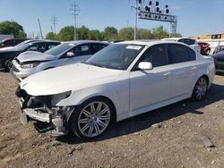 Salvage cars for sale at auction: 2009 BMW 550 I