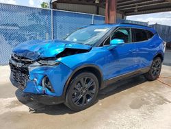 Salvage cars for sale at Riverview, FL auction: 2021 Chevrolet Blazer RS