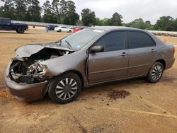 Salvage cars for sale at Longview, TX auction: 2003 Toyota Corolla CE
