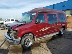 Salvage cars for sale from Copart Woodhaven, MI: 2008 Ford Econoline E150 Van