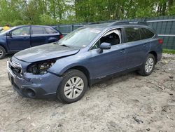 Salvage cars for sale from Copart Candia, NH: 2017 Subaru Outback 2.5I Premium