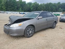 Salvage cars for sale at Gainesville, GA auction: 2002 Toyota Camry LE