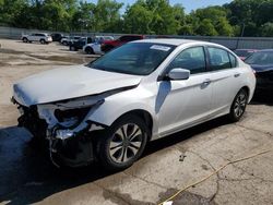 Salvage cars for sale from Copart Ellwood City, PA: 2015 Honda Accord LX