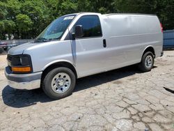 Salvage trucks for sale at Austell, GA auction: 2012 Chevrolet Express G1500