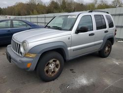 Salvage cars for sale at Assonet, MA auction: 2005 Jeep Liberty Sport