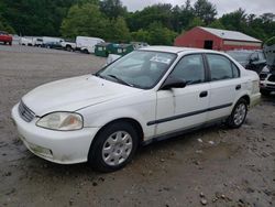 Salvage cars for sale from Copart Mendon, MA: 1999 Honda Civic LX