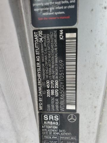 2000 Mercedes-Benz CLK 320