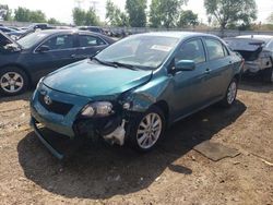 Toyota Corolla salvage cars for sale: 2009 Toyota Corolla Base