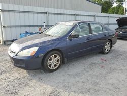 Salvage cars for sale at Gastonia, NC auction: 2006 Honda Accord EX