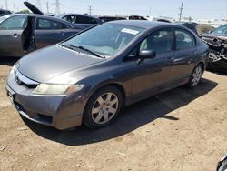 Salvage cars for sale at Elgin, IL auction: 2010 Honda Civic LX