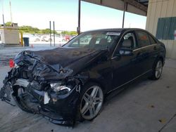 Salvage cars for sale from Copart Homestead, FL: 2011 Mercedes-Benz C300