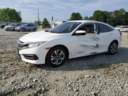 Vehiculos salvage en venta de Copart Mebane, NC: 2016 Honda Civic LX