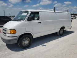 Salvage trucks for sale at Arcadia, FL auction: 2001 Dodge RAM Van B2500