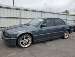 BMW salvage cars for sale: 2001 BMW 740 I Automatic