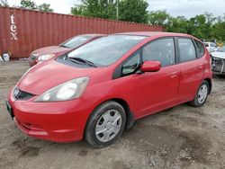 Salvage cars for sale from Copart Baltimore, MD: 2013 Honda FIT