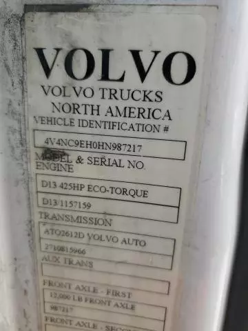 2017 Volvo VN VNL