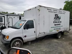 Salvage trucks for sale at Waldorf, MD auction: 2002 Ford Econoline E350 Super Duty Cutaway Van
