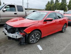 Honda Civic salvage cars for sale: 2017 Honda Civic EX