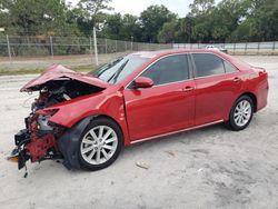 Salvage cars for sale from Copart Fort Pierce, FL: 2012 Toyota Camry Base