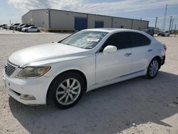Salvage cars for sale at Haslet, TX auction: 2008 Lexus LS 460