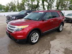 Salvage cars for sale at Bridgeton, MO auction: 2014 Ford Explorer XLT