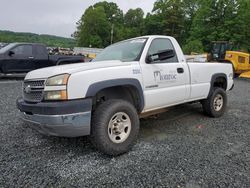 Salvage cars for sale at Concord, NC auction: 2005 Chevrolet Silverado K2500 Heavy Duty