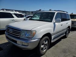 Salvage cars for sale from Copart Vallejo, CA: 2006 Toyota Land Cruiser