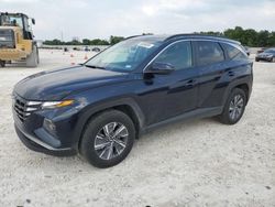Salvage cars for sale from Copart New Braunfels, TX: 2022 Hyundai Tucson Blue
